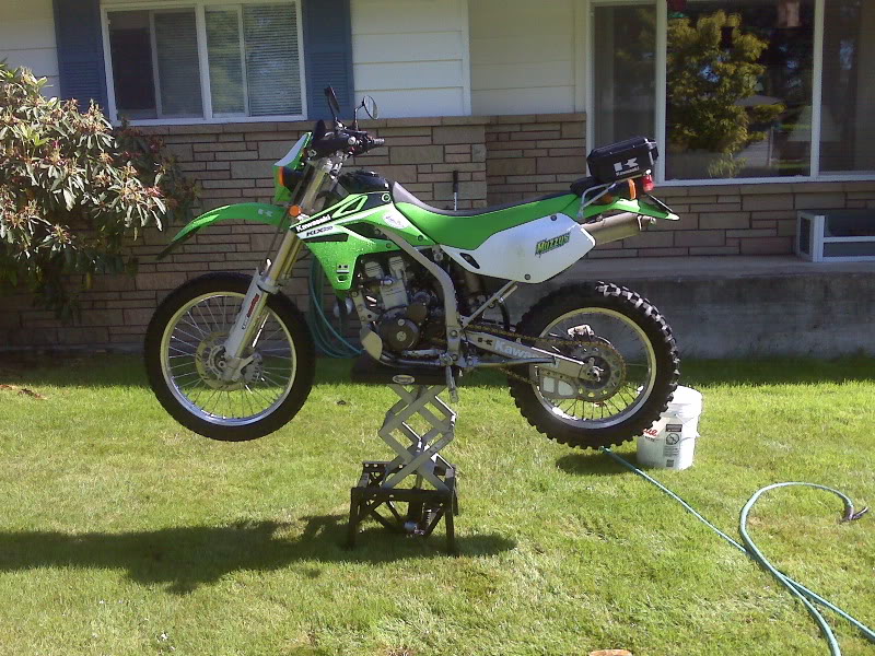 Motorcycle Jack Or Stand Homemade Page 4 Kawasaki Forums - Diy Motorcycle Scissor Lift Stand